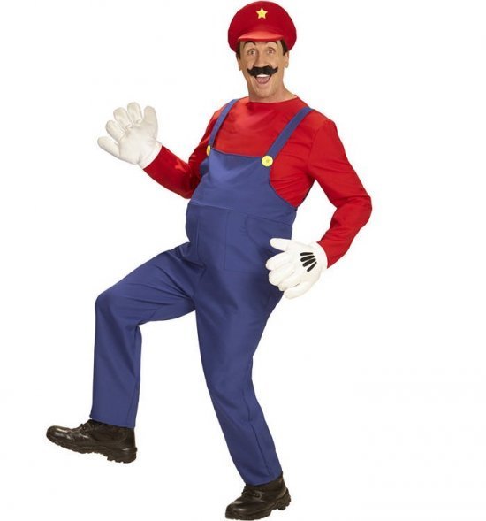 Køb Blikkenslager Mario Kostume kun 299 kr | Temashop.dk