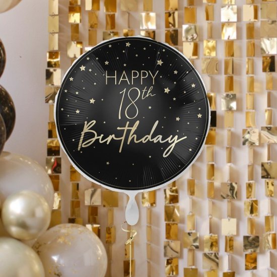 60 års Guld Heliumballong 18