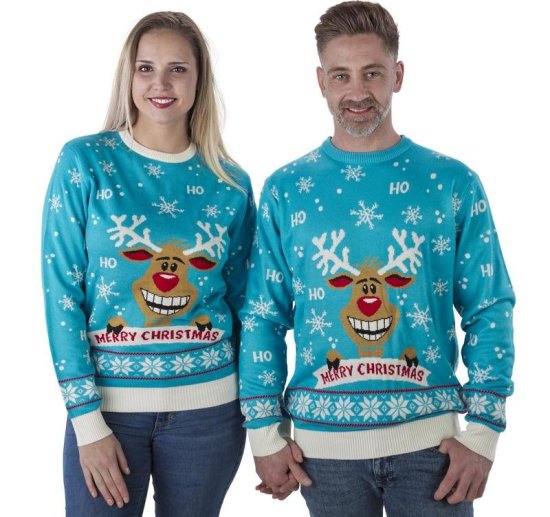 Merry Christmas Rudolf Julesweater