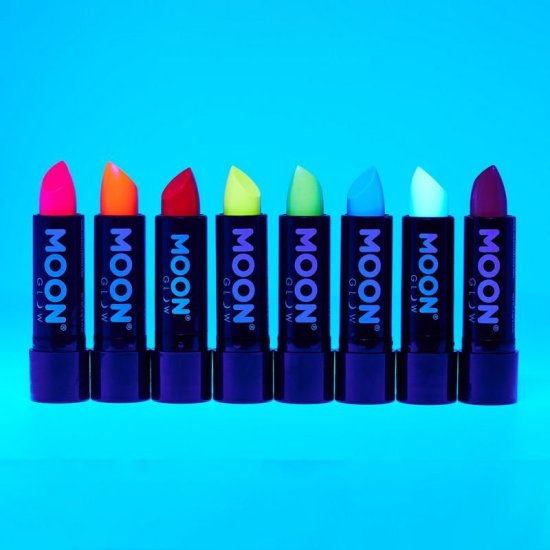 Moon Glow Intense Neon UV Lipstick Intense Pink M37500 Costume Make Up Moon Glow Intense Neon UV Lipstick Intense Pink M37500 Costume Make Up