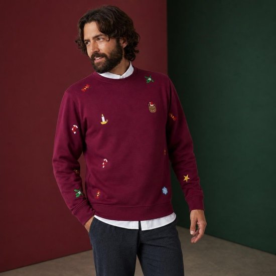 Opposuits® X-Mas Icons Sweater Bordeauxrød