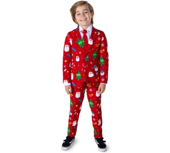 Opposuits® Festivity Red Børnejakkesæt