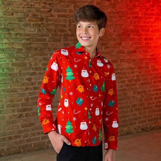 Opposuits® Festivity Red Teen Skjorte