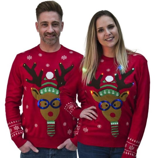 Rudolf LED Julesweater