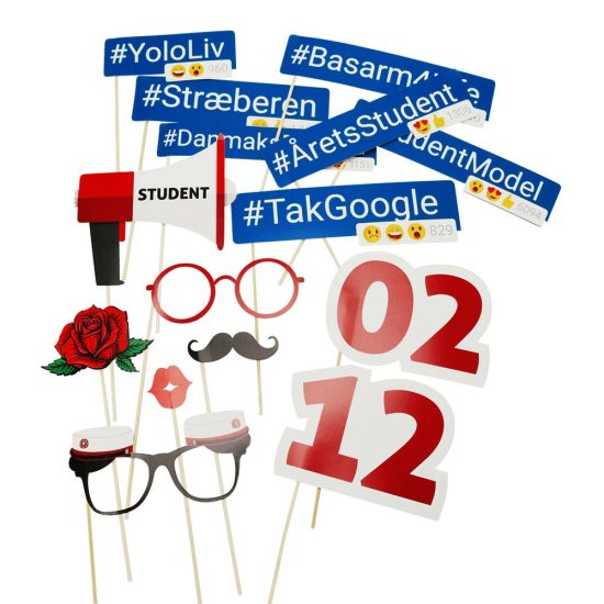 Student Flag Rød til 39 kr. på Temashop.dk