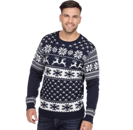 Traditionel Rensdyr Julesweater