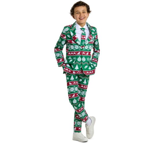 Suitmeister® Festivity Green Børnejakkesæt