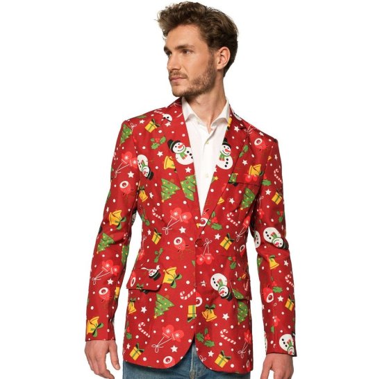 Suitmeister® Light Up Christmas Icons Blazer