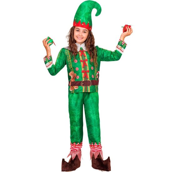 Julealf Børnekostume Grøn