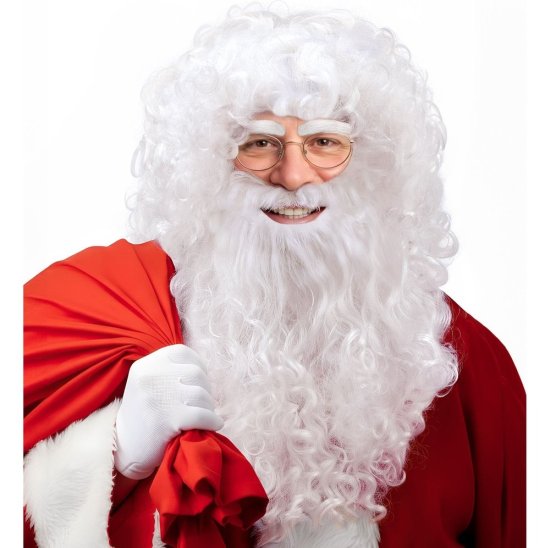 Julemandsparyk Med Skæg