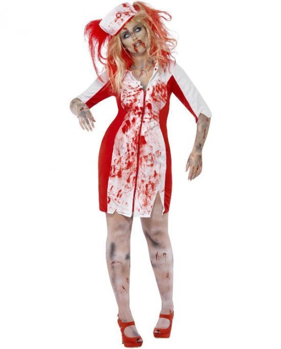 Alperne ægtemand flaskehals Køb Zombie Sygeplejerske Kostume til kun 299 kr | Temashop.dk