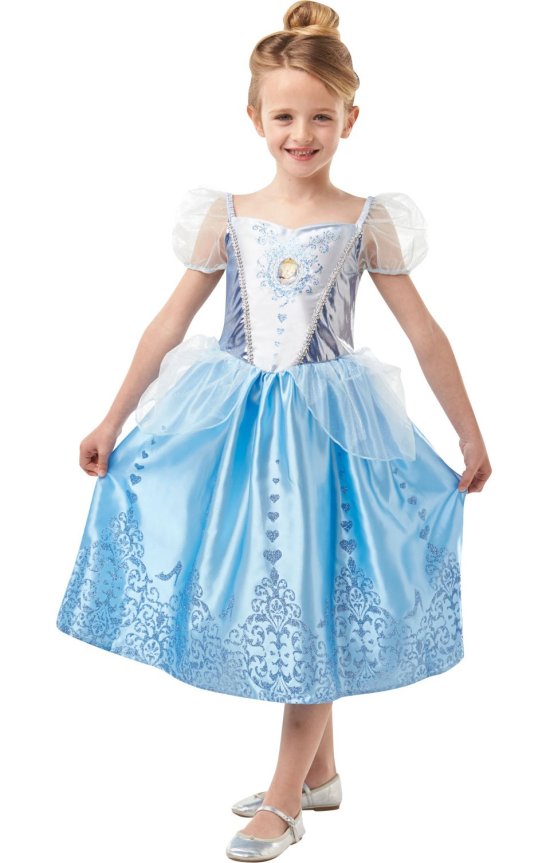 Disney Princess: Askepot Børnekostume til kun 249 kr | Lynhurtig 24t levering Temashop.dk