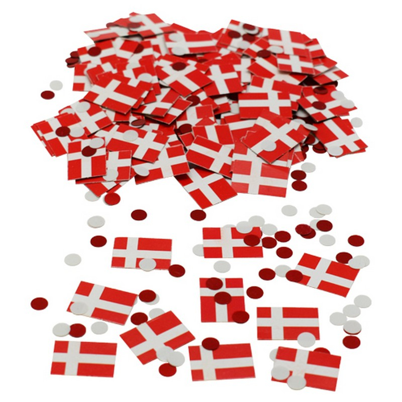 Danmark Flag Konfetti