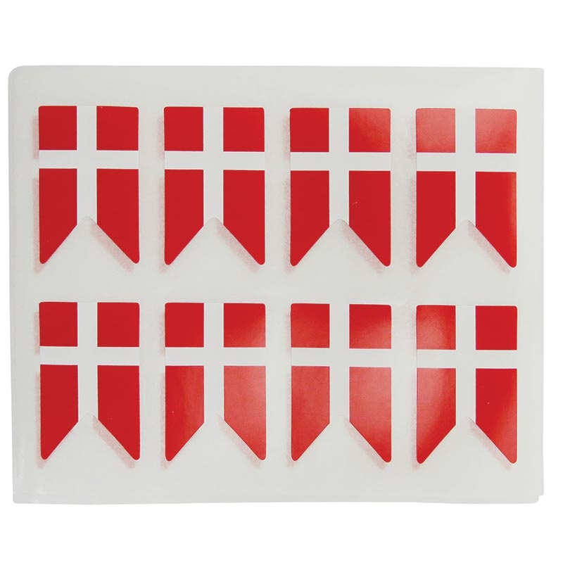 Dannebrog Flag Klistermærker