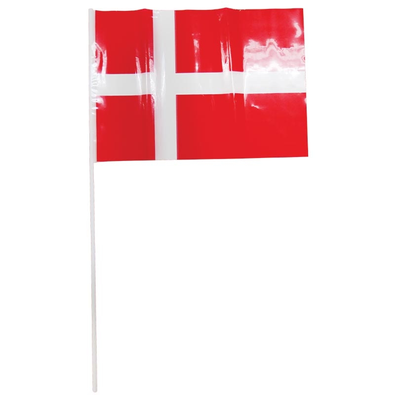 Dannebrog Plastikflag På Pind