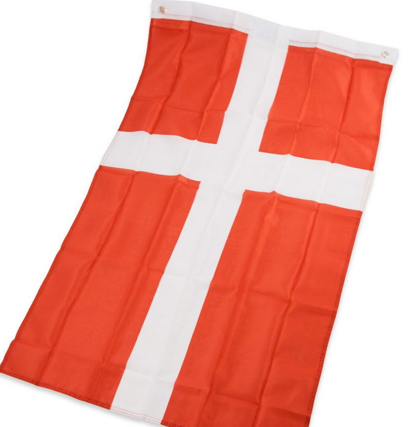 Dannebrog Stof Flag
