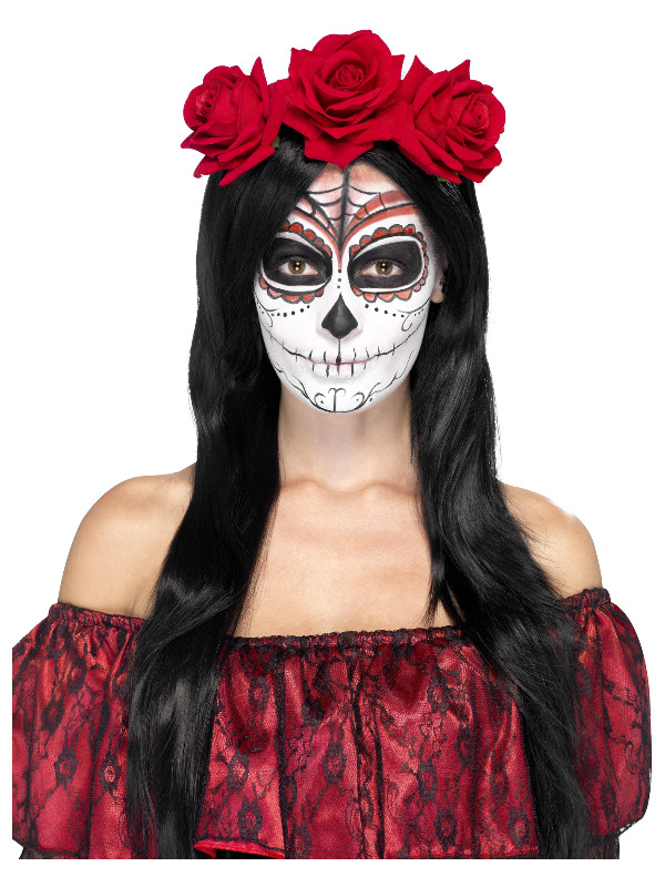Day Of The Dead Hårbånd | Day of the Dead Hårbøjle / Pandebånd / Hårbånd - Hovedtilbehør - Temashop