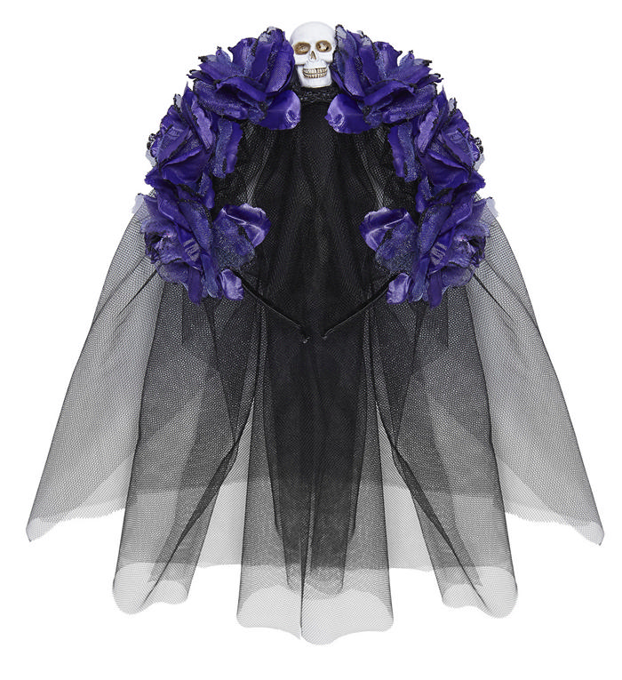 Day Of The Dead Hårbøjle Lilla | Day of the Dead Hårbøjle / Pandebånd / Hårbånd - Hovedtilbehør - Temashop