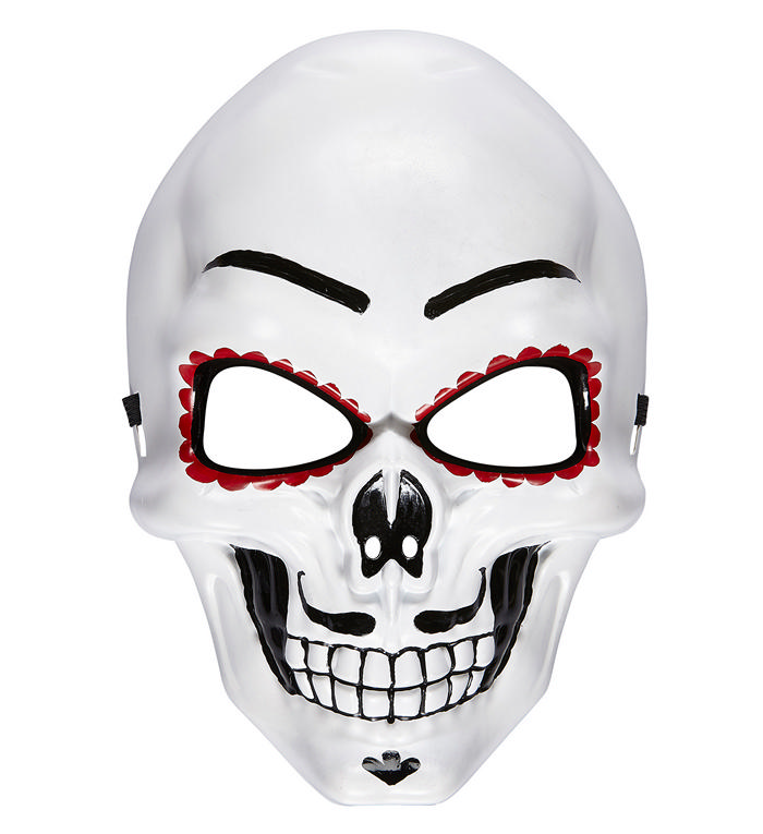 Day Of the Dead Maske | Day of the Dead Maske - Hovedtilbehør - Temashop