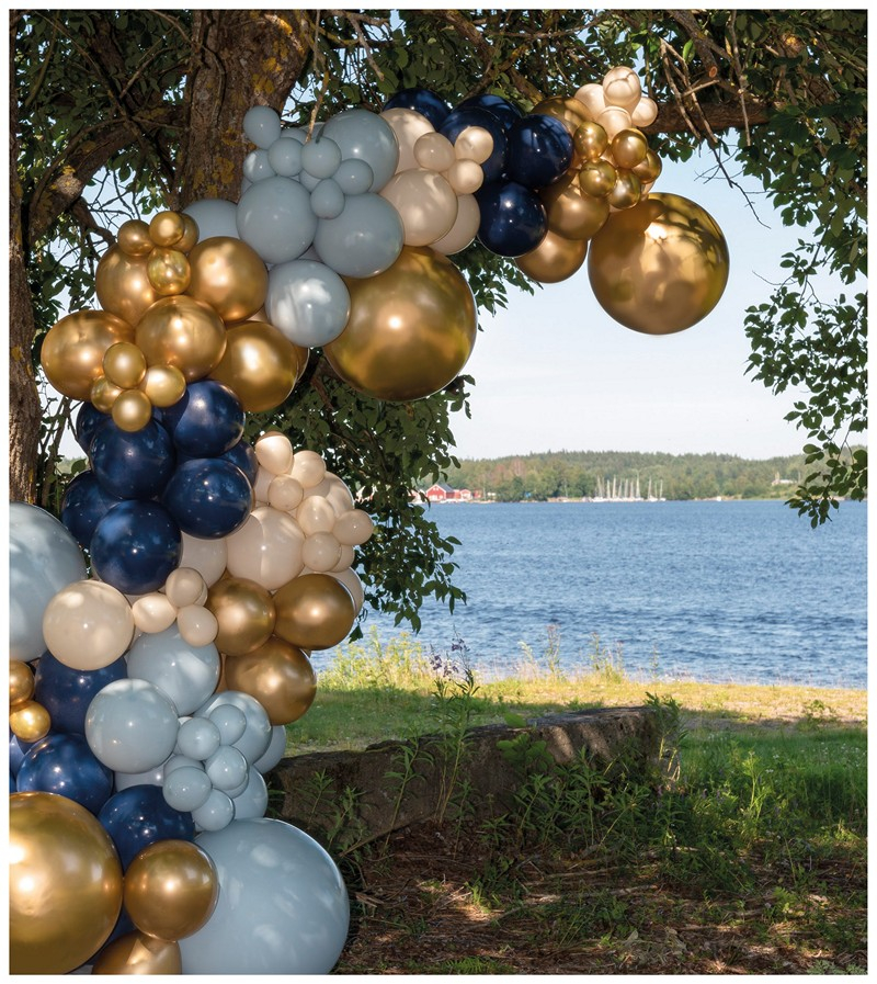 Deluxe Ballonbue Blå - 149 dele - Temashop