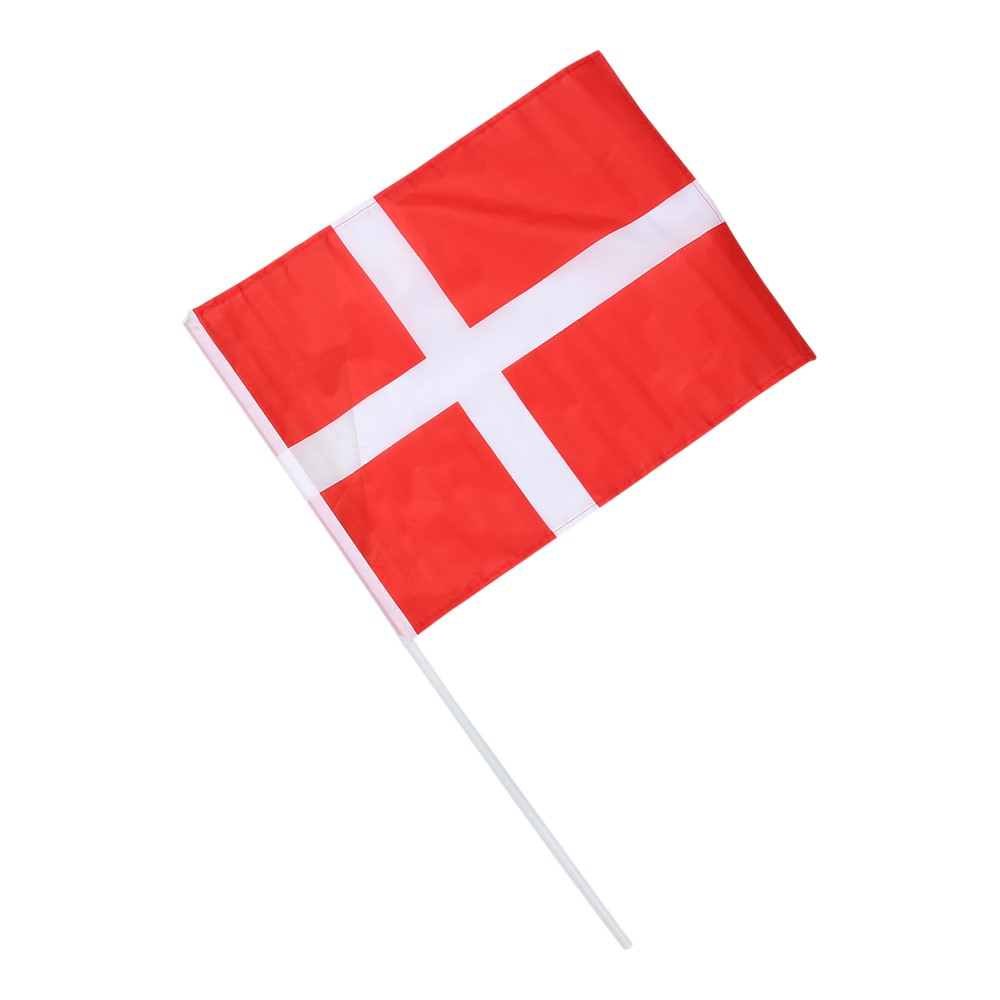 Deluxe Dansk Flag På Pind