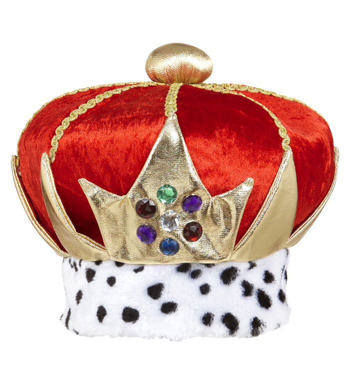 Deluxe kongekrone | Konge Hat / Hue / Hjelm - Hovedtilbehør - Temashop