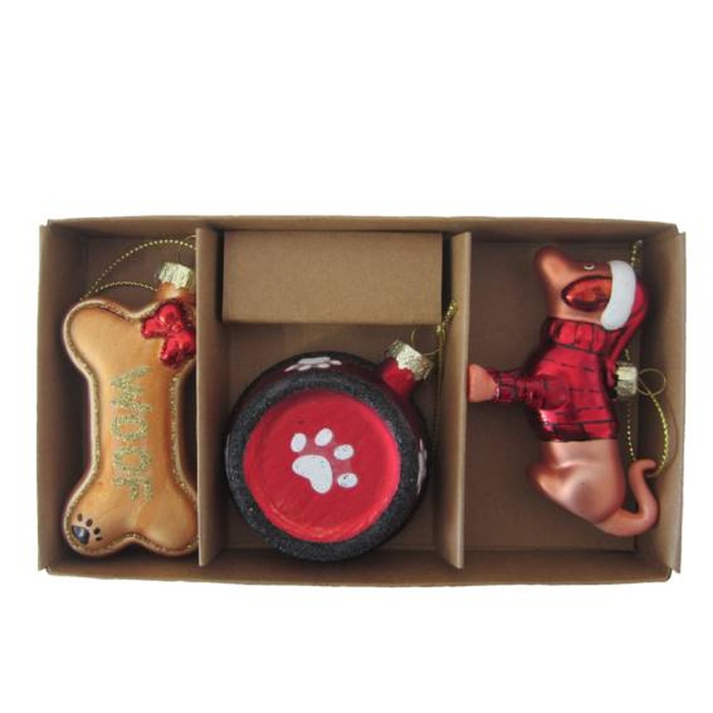 Hund Juleophæng Rød