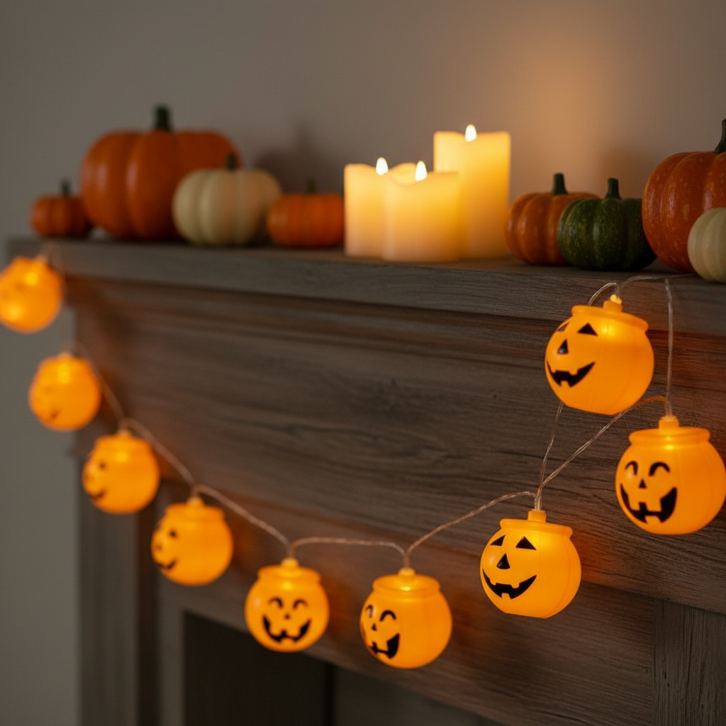 Græskar Lyskæde Guirlande