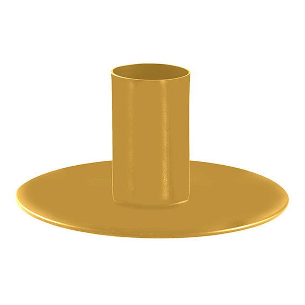 Lysestage Guld - 1 stk (4 x Ø 10 cm) | Guld tema Lysestager - Temashop