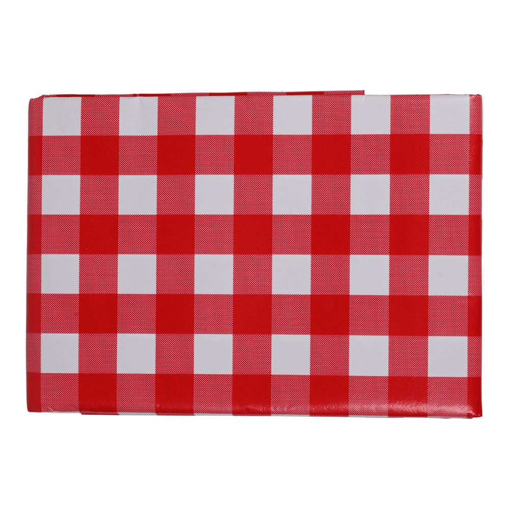 Rød/Hvid Dug - 1 stk (140 x 240 cm) | Rødt tema Duge - Temashop