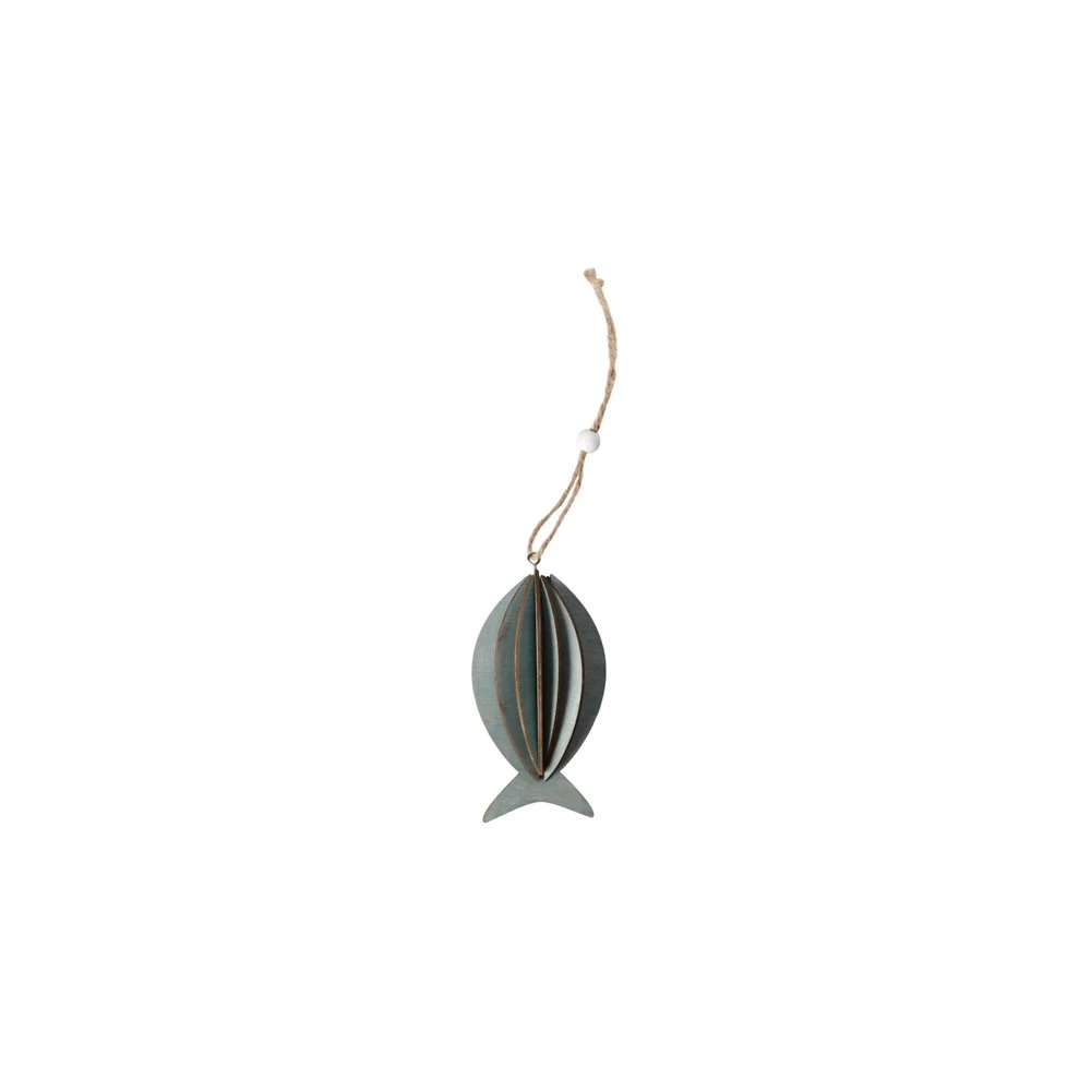 Fisk Hængedekoration Blå - 1 stk (12 x 5 x 2 cm) | Fisk Hængedekoration - Temashop