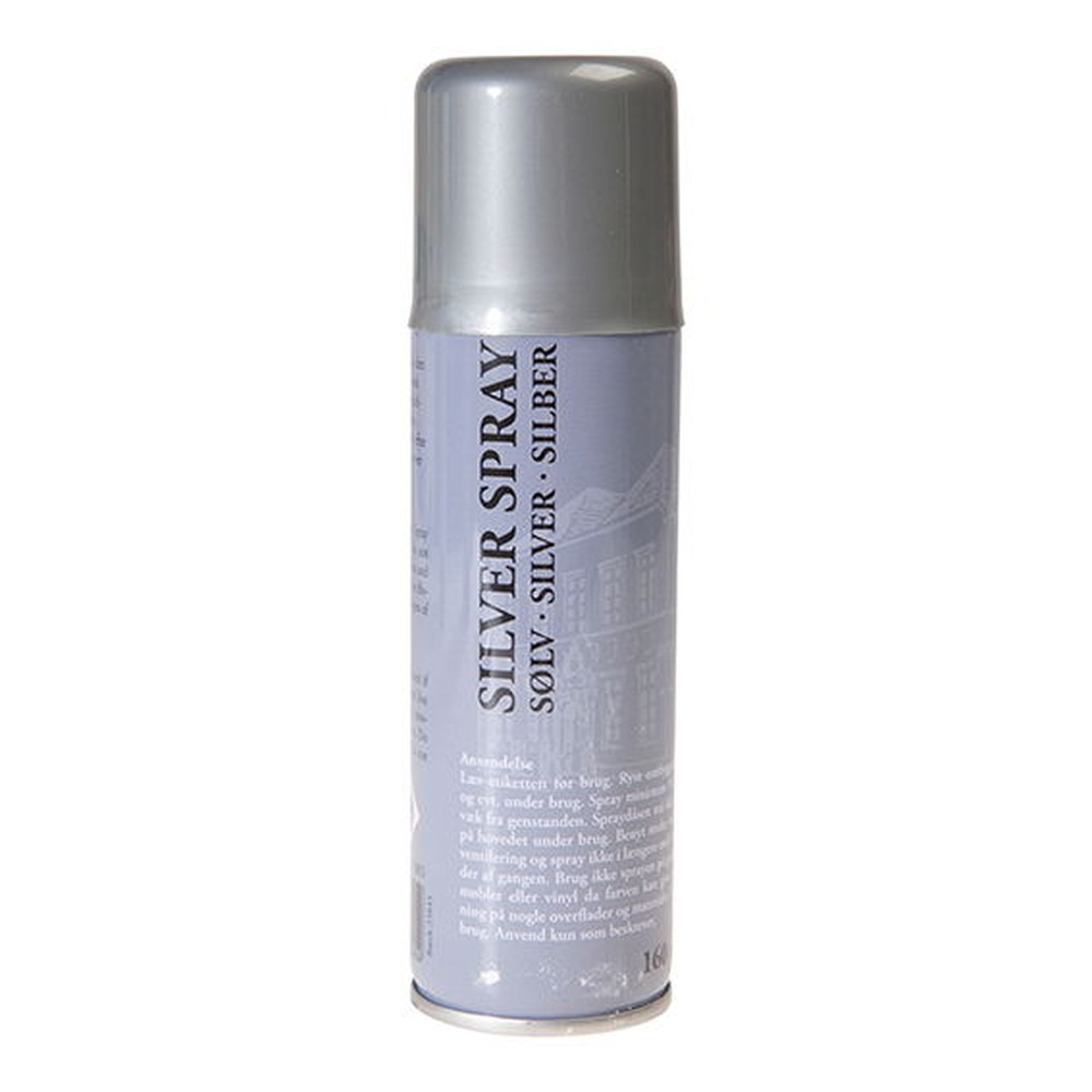 Sølvspray - 1 stk (16 cm) | Julepynt Spray - Temashop
