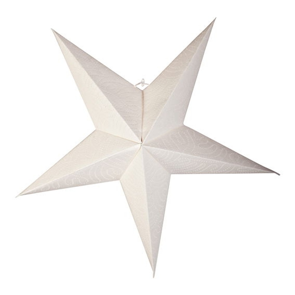 Papirstjerne Hvid - 1 stk (Ø 60 cm) | Julepynt Julepynt - Temashop