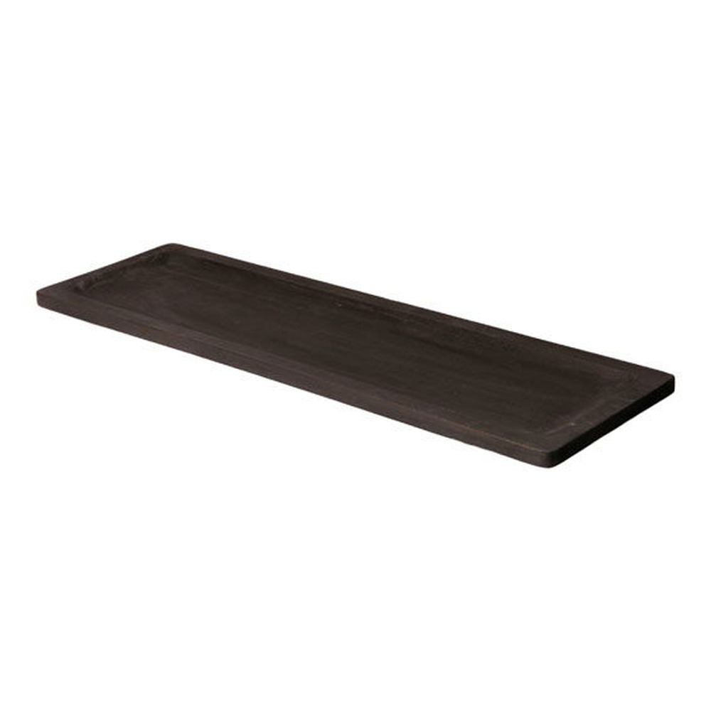 Træ Serveringsfad Sort - 1 stk (1,6 x 66 x 20 cm) | Sort tema Serveringsfad - Temashop