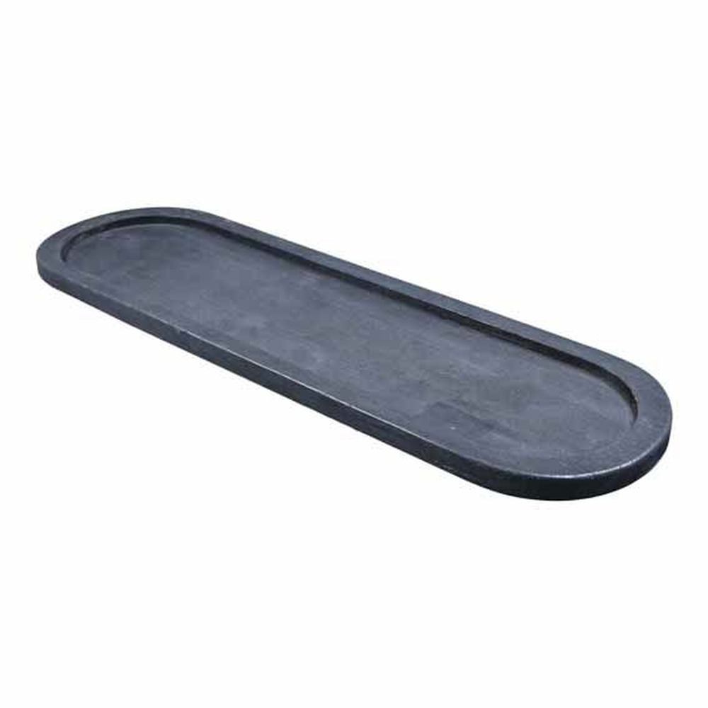 Træ Serveringsfad Sort - 1 stk (1,6 x 50 x 16 cm) | Sort tema Serveringsfad - Temashop