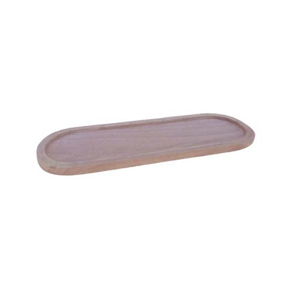 Træ Serveringsfad Brun - 1 stk (1,6 x 45 x 16 cm) - Temashop