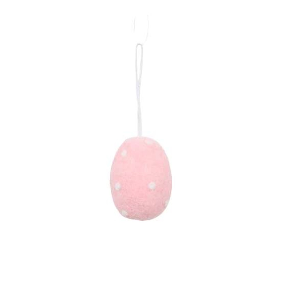 Påskeæg Pink - 1 stk (5 x 5 x 6 cm) | Påske Påskepynt - Temashop