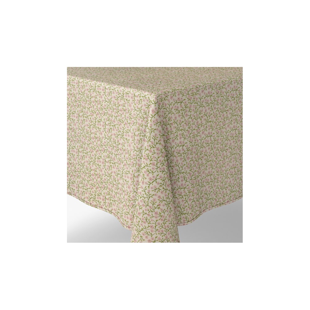 Blomstret Bomuldsdug - 1 stk (140 x 240 cm) | Blomst Duge - Temashop