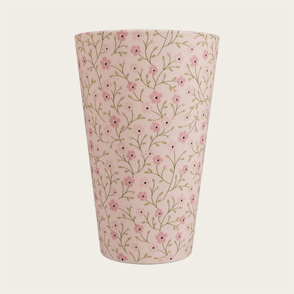 Made With Love Krus Beige - 1 stk (13 x Ø 8,5 cm) | Blomst Krus - Temashop