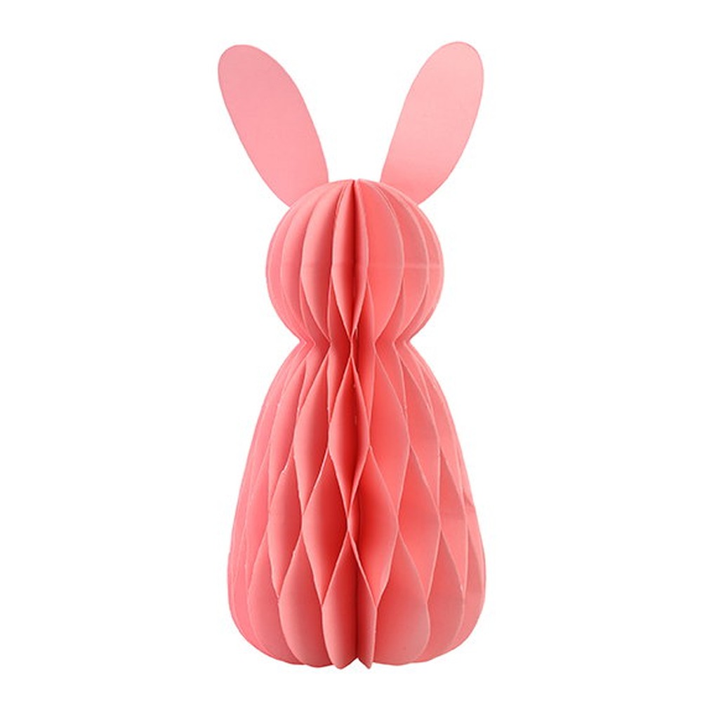 Kanin Dekorationsfigur Pink - 1 stk (30 x Ø 12,4 cm) | Bunny Dekorationsfigurer - Temashop