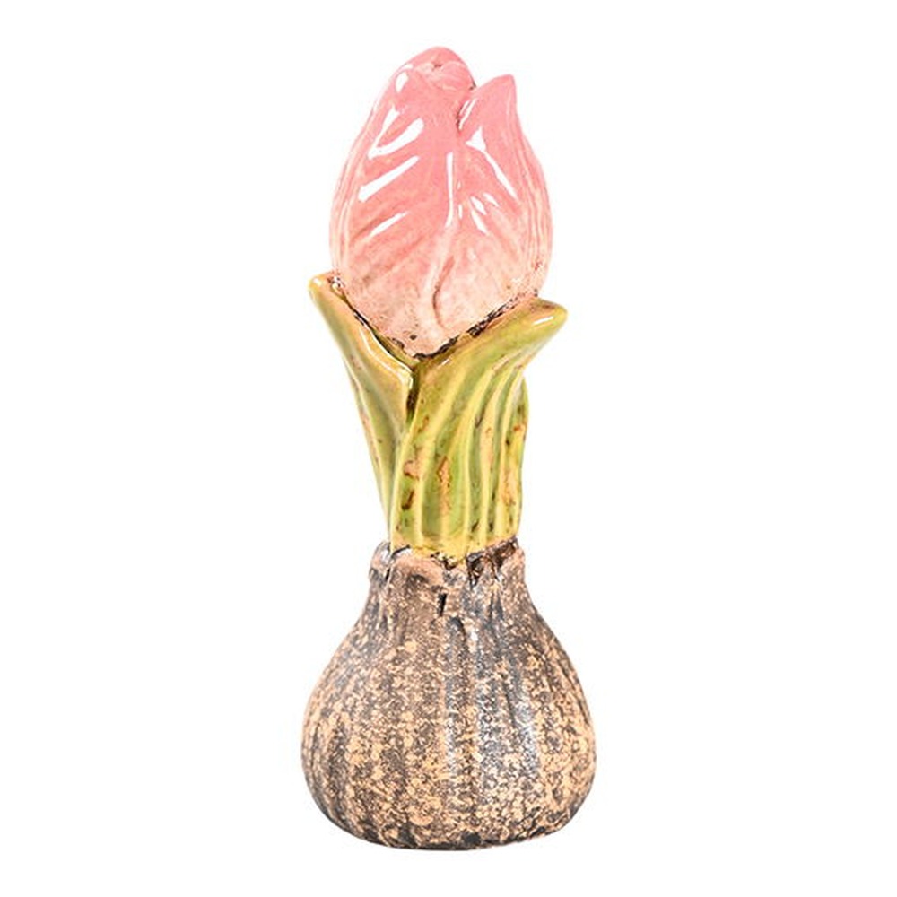 Tulipan Dekoration Pink - 1 stk (12,1 x 4,1 x 4,3 cm) | Blomst Kunstige blomster - Temashop