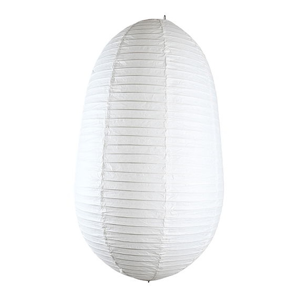 Papirlanterne Hvid - 1 stk (50 x Ø 30 cm) | Hvidt tema Lanterner - Temashop