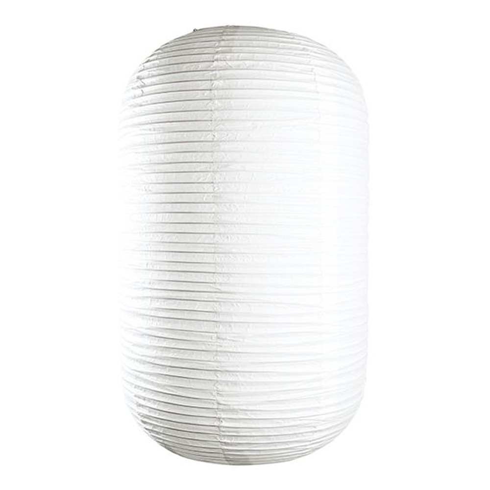 Papir Lampeskærm Hvid - 1 stk (43 x Ø 26 cm) | Hvidt tema Lamper - Temashop