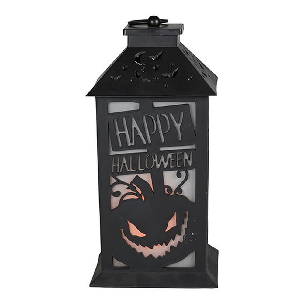 Halloween LED Lanterne Sort