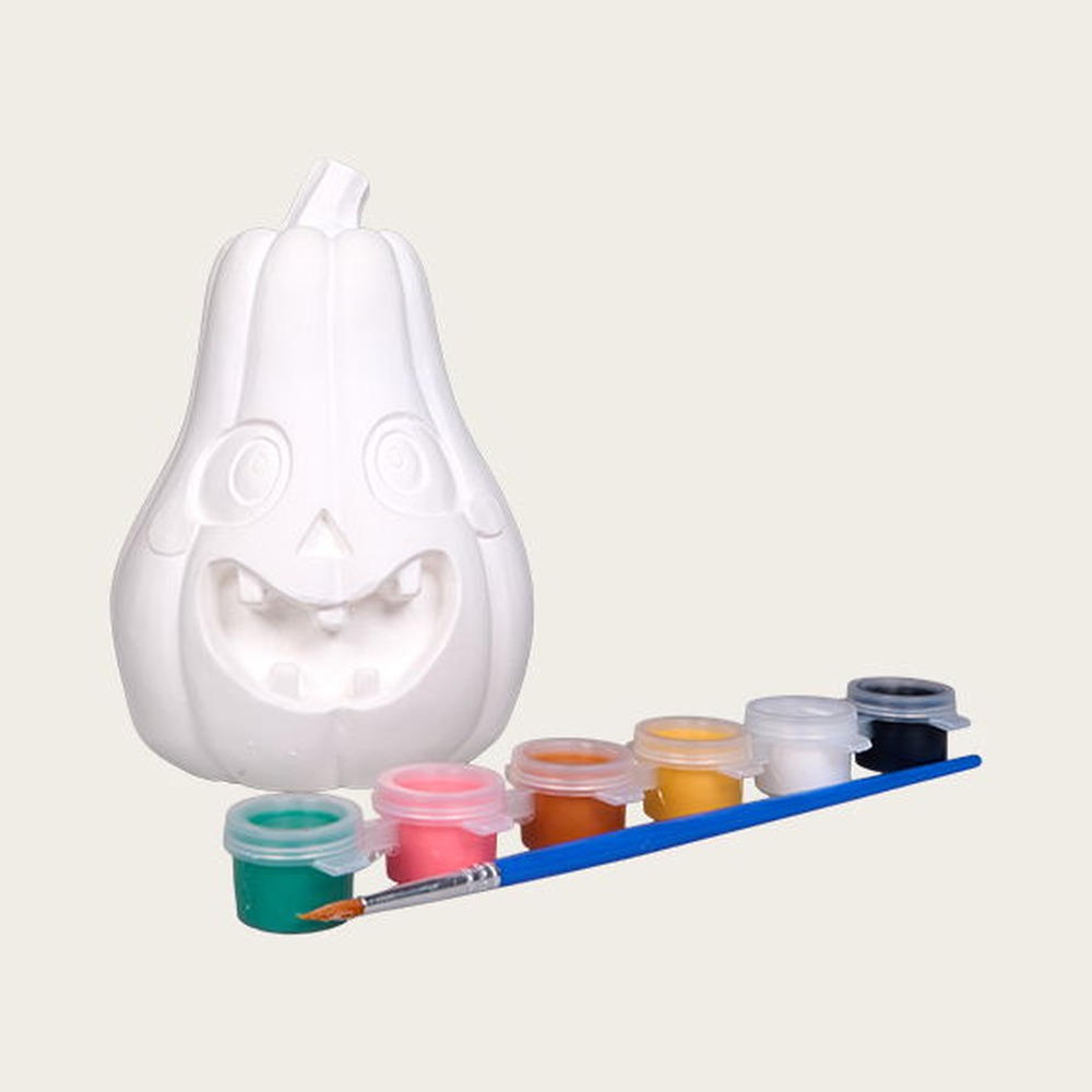 Keramik Græskar Malesæt