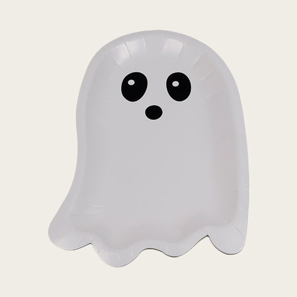 Spøgelse Tallerkener Hvid