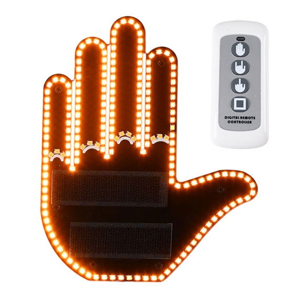 LED Håndlampe Sort - 1 sæt (11,7 x 14,5 x 2 cm) - Temashop