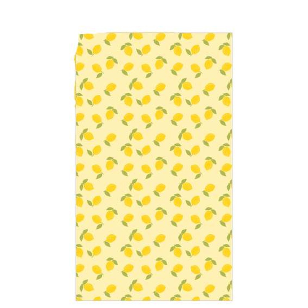 Citrus Papirsdug Gul - 1 stk (140 x 240 cm) | Frugt Duge - Temashop