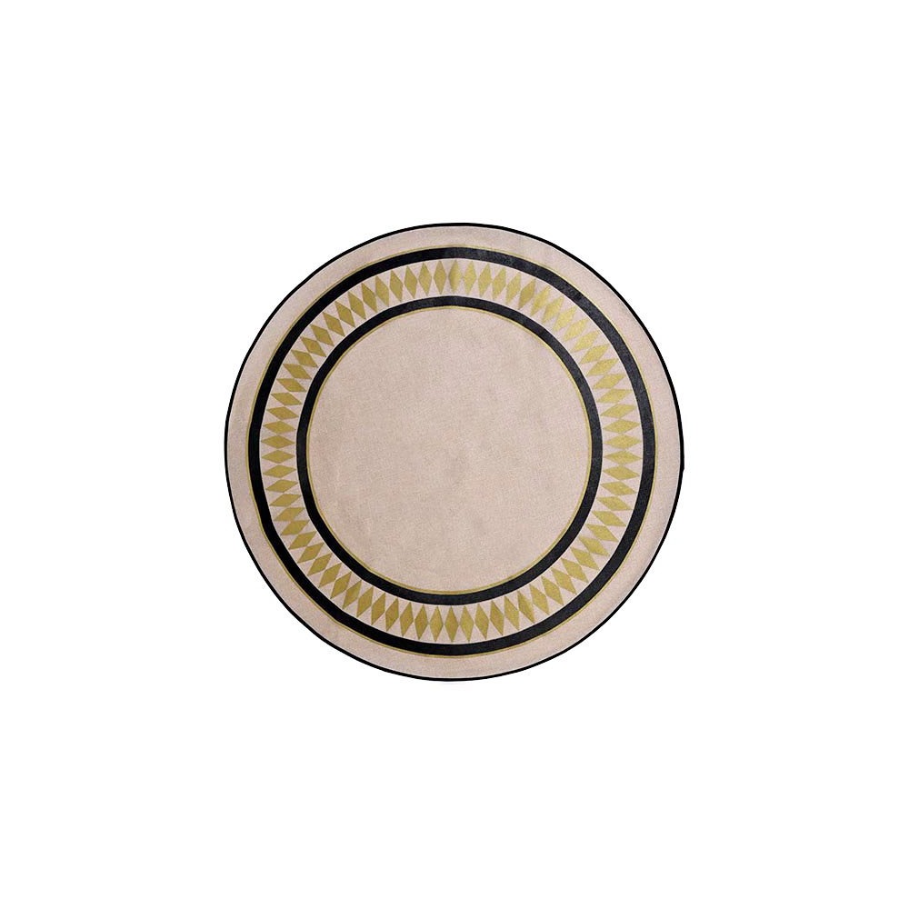 Grå/Guld Juletræstæppe