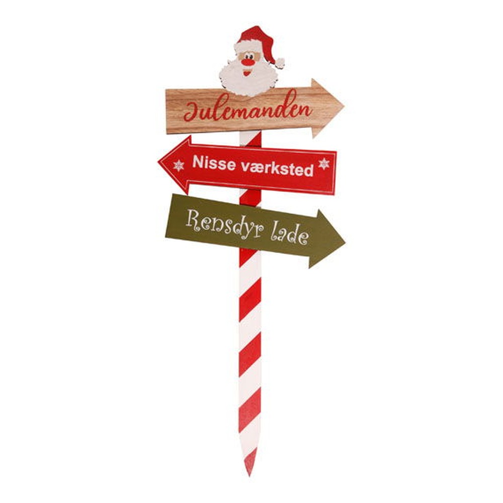 Julemanden LED Skilt